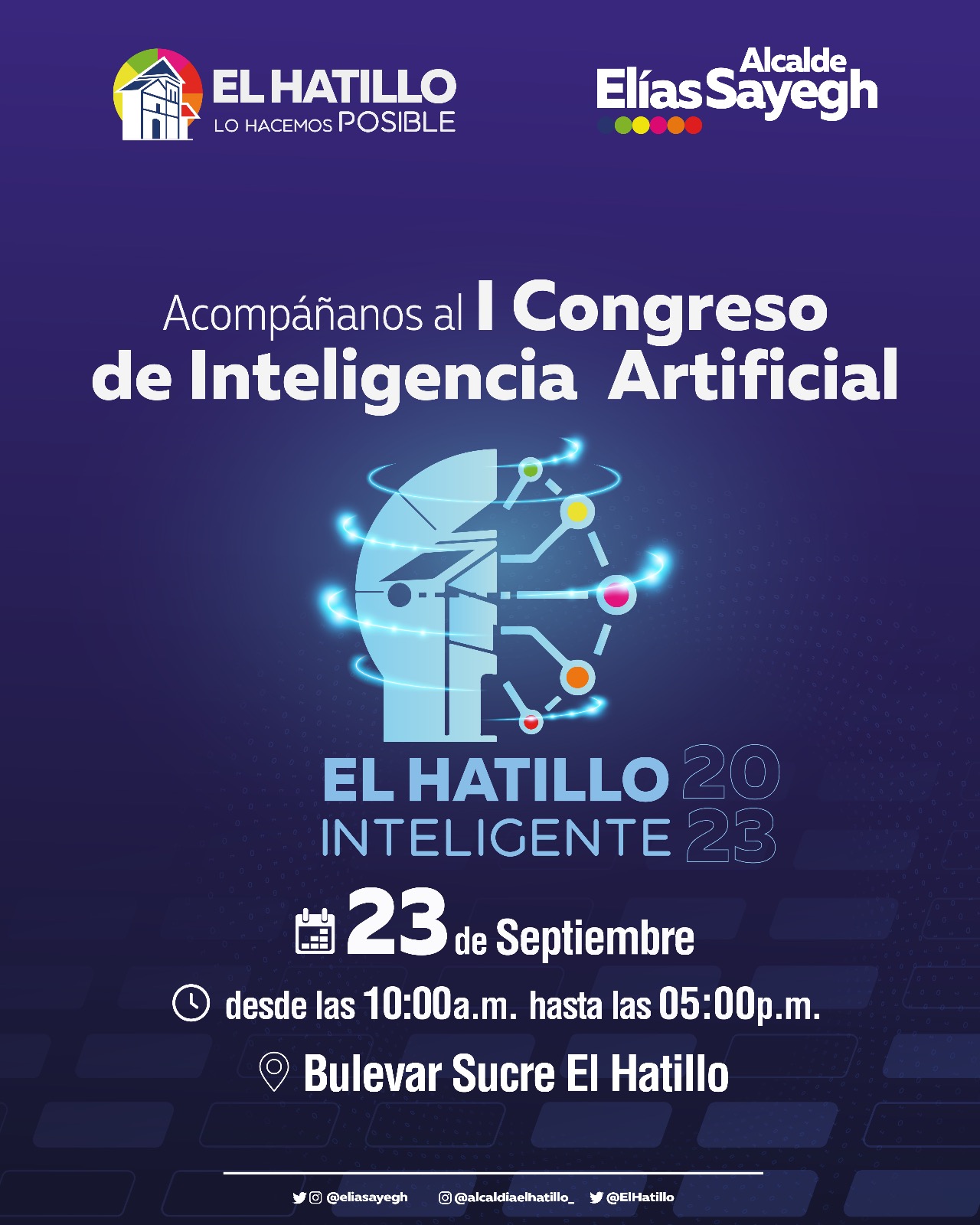 1er Congreso de Inteligencia Artificial de Venezuela en el municipio El Hatillo